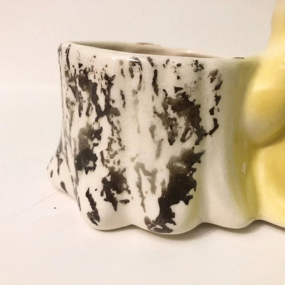 Vintage Dopey Flower Planter Figurine Snow White Seven Dwarfs Hairline Crack - Picture 12 of 16